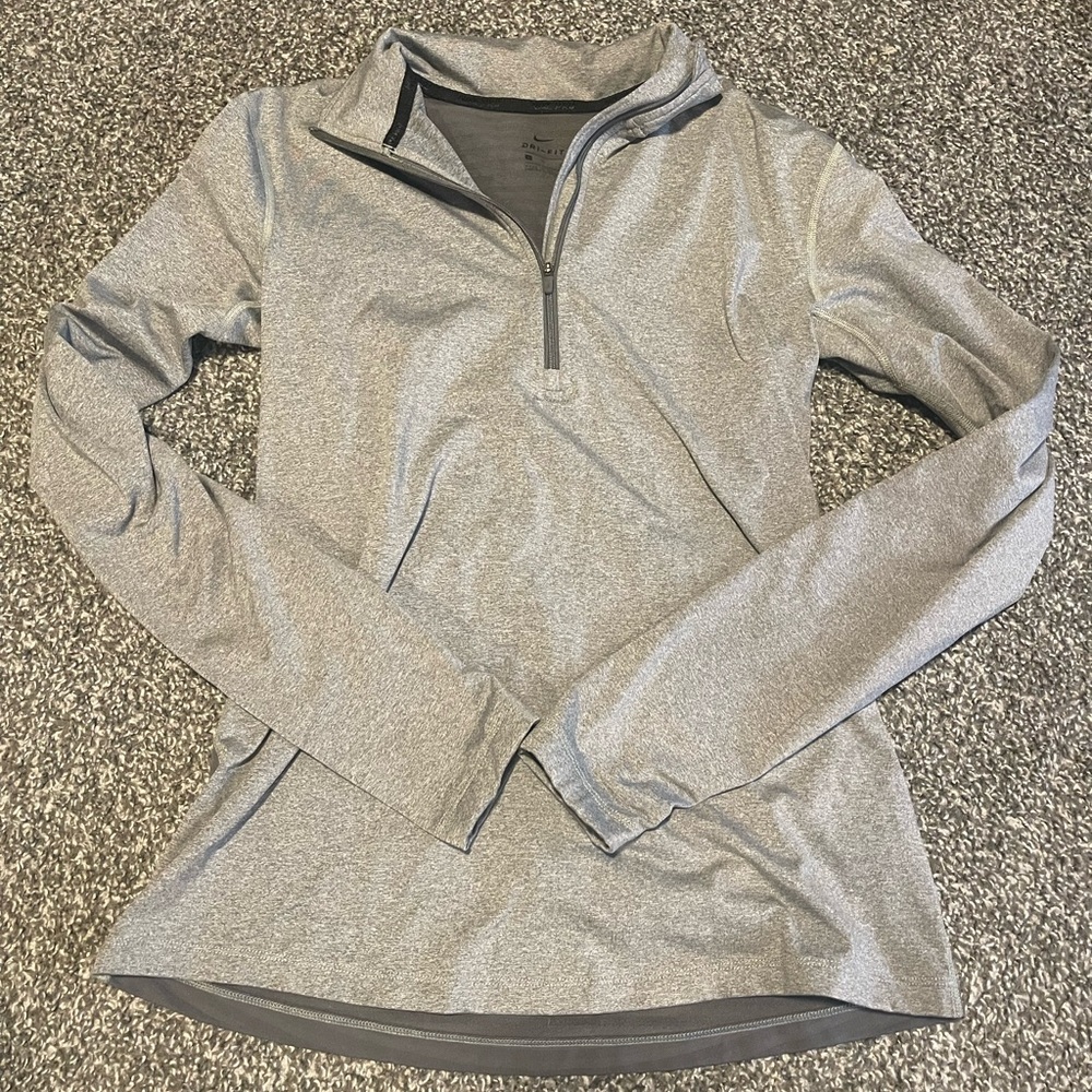 Gray Quarter-Zip